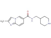 2-methyl-N-(4-piperidinylmethyl)imidazo[1,2-a]pyridine-6-carboxamide dihydrochloride