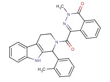 2-methyl-4-{[1-(2-methylphenyl)-1,3,4,9-tetrahydro-2H-beta-carbolin-2-yl]carbonyl}-1(2H)-phthalazinone