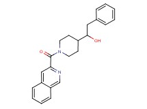 1-[1-(3-isoquinolinylcarbonyl)-4-piperidinyl]-2-phenylethanol