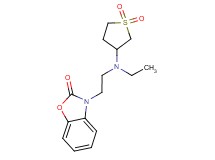 3-{2-[(1,1-dioxidotetrahydro-3-thienyl)(ethyl)amino]ethyl}-1,3-benzoxazol-2(3H)-one