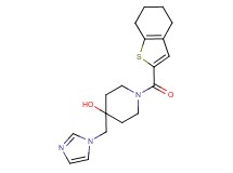4-(1H-imidazol-1-ylmethyl)-1-(4,5,6,7-tetrahydro-1-benzothien-2-ylcarbonyl)-4-piperidinol
