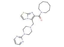 6-(1-azocanylcarbonyl)-5-{[4-(2-pyrimidinyl)-1-piperazinyl]methyl}imidazo[2,1-b][1,3]thiazole