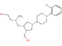 2-[{[(3R*,4R*)-1-[1-(2-chlorophenyl)piperidin-4-yl]-4-(hydroxymethyl)pyrrolidin-3-yl]methyl}(methyl)amino]ethanol