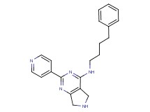 N-(4-phenylbutyl)-2-(4-pyridinyl)-6,7-dihydro-5H-pyrrolo[3,4-d]pyrimidin-4-amine
