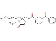 5-[3-(3-benzoyl-1-piperidinyl)-3-oxopropyl]-5-(3-methoxybenzyl)-2-pyrrolidinone