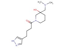 3-[(dimethylamino)methyl]-1-[4-(1H-pyrazol-4-yl)butanoyl]-3-piperidinol