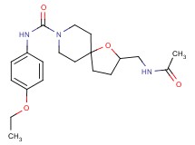 2-[(acetylamino)methyl]-N-(4-ethoxyphenyl)-1-oxa-8-azaspiro[4.5]decane-8-carboxamide