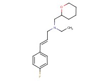 (2E)-N-ethyl-3-(4-fluorophenyl)-N-(tetrahydro-2H-pyran-2-ylmethyl)prop-2-en-1-amine