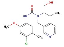 N'-(4-chloro-2-methoxy-5-methylphenyl)-N-[1-(hydroxymethyl)propyl]-N-(pyridin-3-ylmethyl)urea