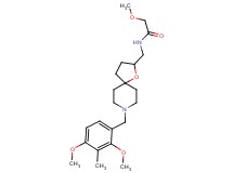 N-{[8-(2,4-dimethoxy-3-methylbenzyl)-1-oxa-8-azaspiro[4.5]dec-2-yl]methyl}-2-methoxyacetamide