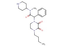 2-(4-butyl-2,3-dioxopiperazin-1-yl)-N-methyl-2-phenyl-N-piperidin-4-ylacetamide