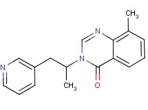 8-methyl-3-(1-methyl-2-pyridin-3-ylethyl)quinazolin-4(3H)-one