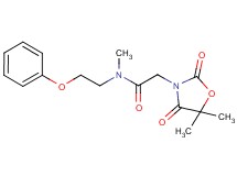 2-(5,5-dimethyl-2,4-dioxo-1,3-oxazolidin-3-yl)-N-methyl-N-(2-phenoxyethyl)acetamide