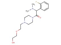 2-(2-{4-[(dimethylamino)(2-fluorophenyl)acetyl]-1-piperazinyl}ethoxy)ethanol