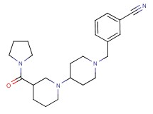 3-{[3-(pyrrolidin-1-ylcarbonyl)-1,4'-bipiperidin-1'-yl]methyl}benzonitrile