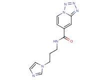 N-[3-(1H-imidazol-1-yl)propyl]tetrazolo[1,5-a]pyridine-7-carboxamide