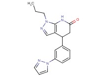 1-propyl-4-[3-(1H-pyrazol-1-yl)phenyl]-1,4,5,7-tetrahydro-6H-pyrazolo[3,4-b]pyridin-6-one