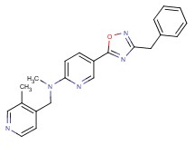 5-(3-benzyl-1,2,4-oxadiazol-5-yl)-N-methyl-N-[(3-methyl-4-pyridinyl)methyl]-2-pyridinamine