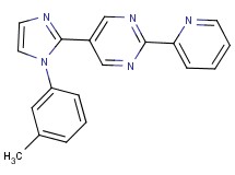 5-[1-(3-methylphenyl)-1H-imidazol-2-yl]-2-pyridin-2-ylpyrimidine