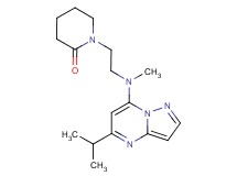 1-{2-[(5-isopropylpyrazolo[1,5-a]pyrimidin-7-yl)(methyl)amino]ethyl}piperidin-2-one