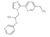 5-ethyl-2-{1-[2-(pyridin-3-yloxy)propyl]-1H-imidazol-2-yl}pyridine