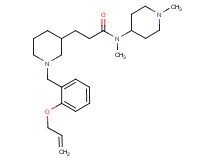 3-{1-[2-(allyloxy)benzyl]-3-piperidinyl}-N-methyl-N-(1-methyl-4-piperidinyl)propanamide