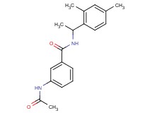 3-(acetylamino)-N-[1-(2,4-dimethylphenyl)ethyl]benzamide