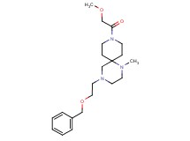4-[2-(benzyloxy)ethyl]-9-(methoxyacetyl)-1-methyl-1,4,9-triazaspiro[5.5]undecane