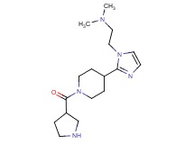 N,N-dimethyl-2-{2-[1-(3-pyrrolidinylcarbonyl)-4-piperidinyl]-1H-imidazol-1-yl}ethanamine
