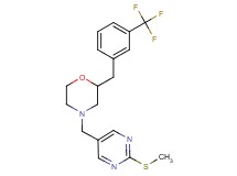4-{[2-(methylthio)-5-pyrimidinyl]methyl}-2-[3-(trifluoromethyl)benzyl]morpholine
