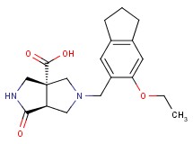 (3aR*,6aS*)-5-[(6-ethoxy-2,3-dihydro-1H-inden-5-yl)methyl]-1-oxohexahydropyrrolo[3,4-c]pyrrole-3a(1H)-carboxylic acid