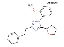 1-(2-methoxyphenyl)-3-(2-phenylethyl)-5-[(2R)-tetrahydrofuran-2-yl]-1H-1,2,4-triazole