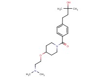 4-[4-({4-[2-(dimethylamino)ethoxy]-1-piperidinyl}carbonyl)phenyl]-2-methyl-2-butanol