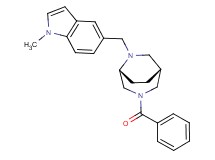 (1R*,5R*)-3-benzoyl-6-[(1-methyl-1H-indol-5-yl)methyl]-3,6-diazabicyclo[3.2.2]nonane