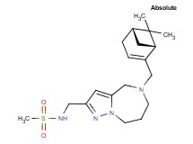 N-[(5-{[(1R,5S)-6,6-dimethylbicyclo[3.1.1]hept-2-en-2-yl]methyl}-5,6,7,8-tetrahydro-4H-pyrazolo[1,5-a][1,4]diazepin-2-yl)methyl]methanesulfonamide