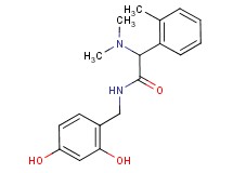 N-(2,4-dihydroxybenzyl)-2-(dimethylamino)-2-(2-methylphenyl)acetamide