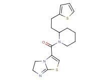 3-({2-[2-(2-thienyl)ethyl]-1-piperidinyl}carbonyl)-5,6-dihydroimidazo[2,1-b][1,3]thiazole