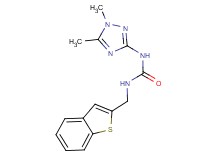 N-(1-benzothien-2-ylmethyl)-N'-(1,5-dimethyl-1H-1,2,4-triazol-3-yl)urea trifluoroacetate