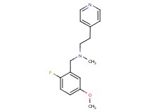 (2-fluoro-5-methoxybenzyl)methyl(2-pyridin-4-ylethyl)amine