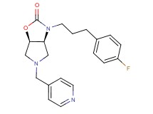 (3aS*,6aR*)-3-[3-(4-fluorophenyl)propyl]-5-(4-pyridinylmethyl)hexahydro-2H-pyrrolo[3,4-d][1,3]oxazol-2-one