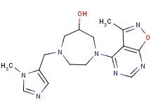 1-[(1-methyl-1H-imidazol-5-yl)methyl]-4-(3-methylisoxazolo[5,4-d]pyrimidin-4-yl)-1,4-diazepan-6-ol