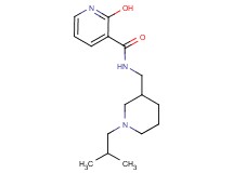 2-hydroxy-N-[(1-isobutylpiperidin-3-yl)methyl]nicotinamide