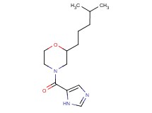4-(1H-imidazol-5-ylcarbonyl)-2-(4-methylpentyl)morpholine