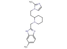 6-methyl-2-({2-[2-(2-methyl-1H-imidazol-1-yl)ethyl]-1-piperidinyl}methyl)-1H-benzimidazole