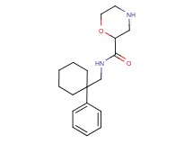 N-[(1-phenylcyclohexyl)methyl]morpholine-2-carboxamide