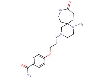 4-[3-(1-methyl-10-oxo-1,4,9-triazaspiro[5.6]dodec-4-yl)propoxy]benzamide