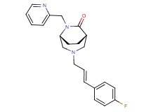 (1S*,5R*)-3-[(2E)-3-(4-fluorophenyl)-2-propen-1-yl]-6-(2-pyridinylmethyl)-3,6-diazabicyclo[3.2.2]nonan-7-one