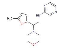 N-[2-(5-methyl-2-furyl)-2-(4-morpholinyl)ethyl]-2-pyrazinamine