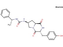 N-[(3R,7S,8aS)-3-(4-hydroxybenzyl)-1,4-dioxooctahydropyrrolo[1,2-a]pyrazin-7-yl]-N'-[(1R)-1-phenylethyl]urea