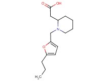 {1-[(5-propyl-2-furyl)methyl]piperidin-2-yl}acetic acid